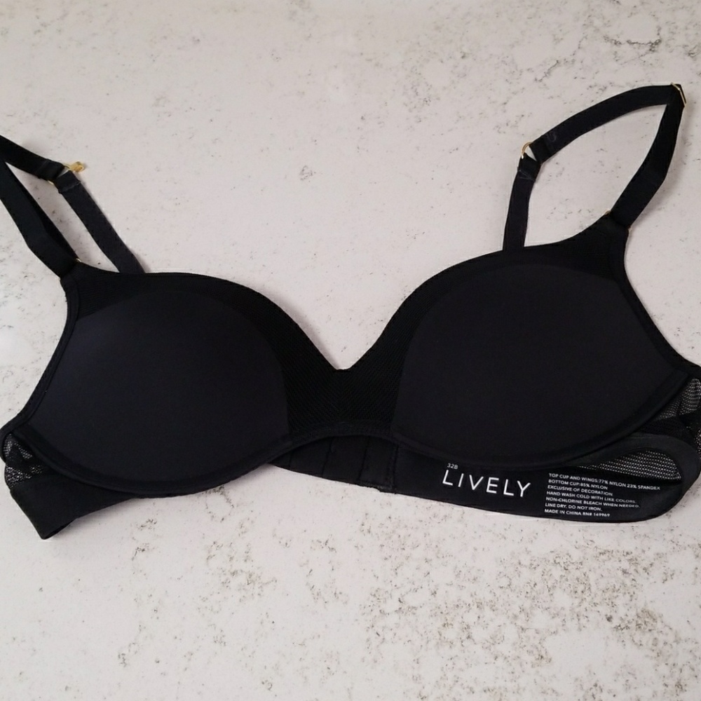 Lively No-Wire Push-Up Bra